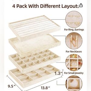 Jewelry Ring organizers 4 peaces